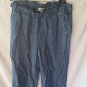 Loft 100% Lyocell Chambray Women's Pants Small